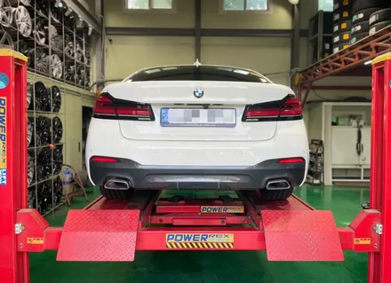 위례 BMW 5시리즈 18인치휠 유광블랙 분체도장 / 남양주, 강동, 하남, 송파