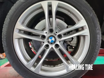 BMW F10 5시리즈 18인치휠 굴절 수리 후기~! 남양주휠복원 힐링타이어 남양주타이어 / 남양주, 강동, 하남, 송파