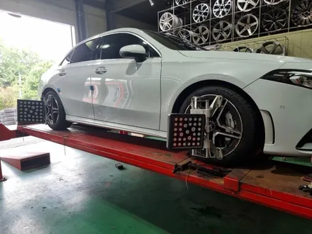 [하남 미사] ●벤츠 a35amg● 휠 얼라이먼트 점검 / 남양주, 강동, 하남, 송파