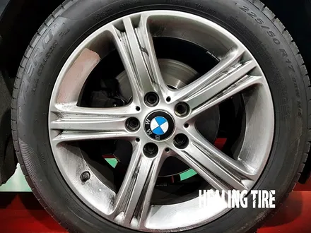 bmw 3시리즈 네비팩 휠 스크레치 복원 실버 후기~! 구리타이어 남양주타이어 의정부타이어 휠복원 휠수리 다산동타이어 / 남양주, 강동, 하남, 송파