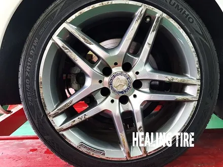 벤츠 E클래스 AMG 18인치 휠 복원 후기~! 구리타이어 남양주타이어 의정부타이어 휠복원 휠수리 다산동타이어 / 남양주, 강동, 하남, 송파