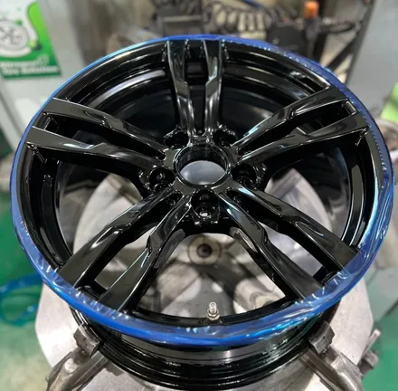 남양주 휠복원/잠심휠복원/분체도장 bmw 3시리즈 주차기스 휠복원 과정을 소개합니다. / 남양주, 강동, 하남, 송파