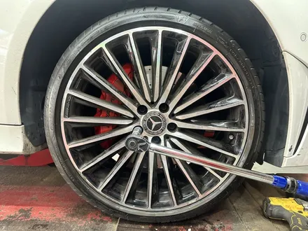 남양주휠수리 - 벤츠 CLS450 AMG 20인치 \'벤츠휠크랙\' 알곤용접 수리 후기 / 남양주, 강동, 하남, 송파
