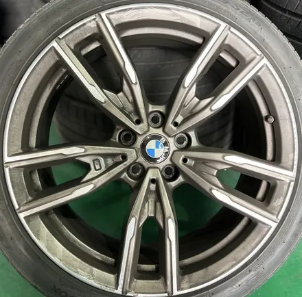 남양주 휠복원/잠실휠복원 bmw3시리즈 g바디 신형 분체도장 매트블랙 작업 과정을 소개 합니다. / 남양주, 강동, 하남, 송파