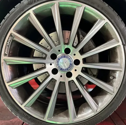 남양주 휠복원/ 다산동휠복원/ 벤츠C43 AMG 휠크랙수리및 분체유광블랙 복원도장 작업과정을 소개 합니다. / 남양주, 강동, 하남, 송파