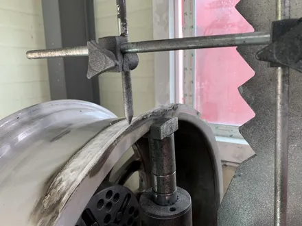 남양주휠복원 벤츠E클래스 20인치휠 굴절수리 작업 / 남양주, 강동, 하남, 송파