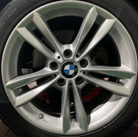 남양주 휠복원 bmw3gt 18인치 분체유광블랙작업 / 남양주, 강동, 하남, 송파