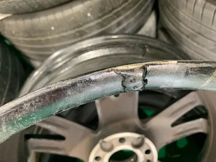 남양주 휠복원 벤츠E클래스 19인치휠 크랙수리 작업 / 남양주, 강동, 하남, 송파