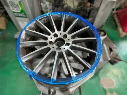 남양주휠복원 벤츠E클래스 20인치휠 굴절수리 작업 / 남양주, 강동, 하남, 송파