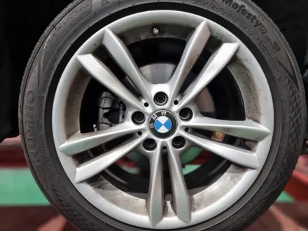 남양주휠복원 캘리퍼도색 _ BMW 18인치 유광블랙 분체도장 & 캘리퍼도색(블루) 작업 _ 힐링타이어 / 남양주, 강동, 하남, 송파