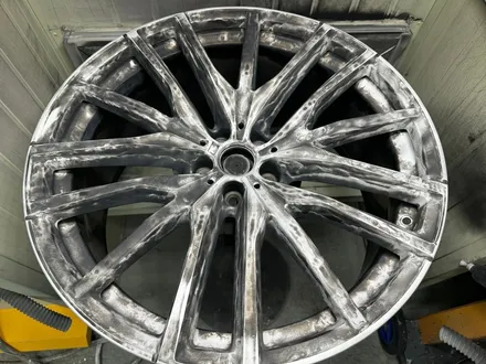 남양주 BMW X5 휠상처 복원 및 한국타이어 HPX 275 35 22 타이어 교체 후기 / 남양주, 강동, 하남, 송파
