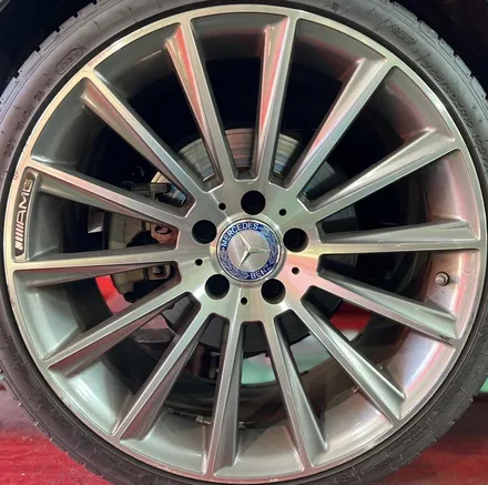 남양주 휠복원/ 다산동휠복원/ 벤츠C43 AMG 휠크랙수리및 분체유광블랙 복원도장 작업과정을 소개 합니다. / 남양주, 강동, 하남, 송파