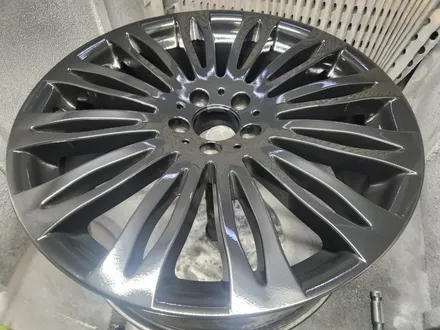 구리 별내 휠복원 휠수리 벤츠 s클 20인치 분체도장 하이퍼실버 및 피렐리 245/40R20 타이어 교체 작업 / 남양주, 강동, 하남, 송파