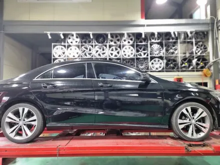 망우 남양주 _ 벤츠 CLA200D 호프만 3D 얼라이먼트 점검 작업 _ 남양주휠복원 / 남양주휠수리 / 남양주휠타이어점검 / 남양주, 강동, 하남, 송파