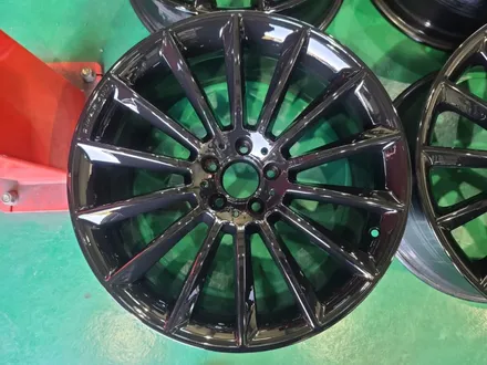 남양주 구리 벤츠 cls 53 amg 20인치 레드컬러 캘리퍼도색/ 글라스블랙 휠도색 후기!!! / 남양주, 강동, 하남, 송파
