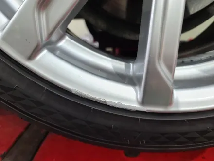 하남 구리 남양주 다산동 힐링타이어에서 \'아우디 A4\' 18인치 휠복원 고스트크롬 휠도장 + 레드 캘리퍼 도색 동시진행 후기!! / 남양주, 강동, 하남, 송파