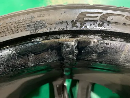 남양주 휠복원 벤츠E클래스 19인치휠 크랙수리 작업 / 남양주, 강동, 하남, 송파