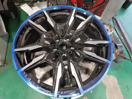 [하남 미사] ●bmw 850i● 20인치 1짝 앞굴절 수리 후기 / 남양주, 강동, 하남, 송파