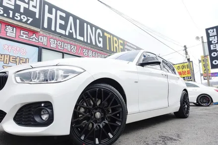 [BMW 1시리즈 휠 튜닝 18인치 모모리벤지]이태리모모/ 225 40 18/한국노블신품/이태리정품모모/MOMO/18인치/휠튜닝/BMW튜닝/BMW1시리즈/덕소/평내타이어/금곡타이어 / 남양주, 강동, 하남, 송파