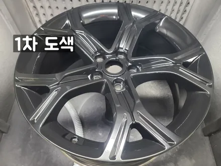 구리시, 다산동 스팅어 글라스블랙  19인치 휠수리 유광도색 진행 후기 / 남양주, 강동, 하남, 송파