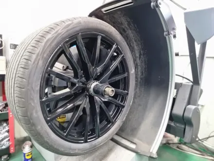BMW X5  22인치유광블랙 휠복원 도색 분체도장 한짝 작업 _ 남양주휠복원 / 남양주휠수리 / 남양주분체도장 / 남양주, 강동, 하남, 송파
