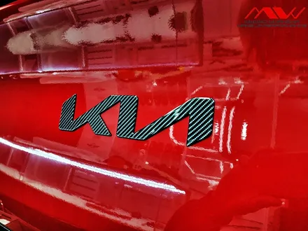 기아 EV6 엠블럼에 카본적용해 보기 / 경기 안산 단원