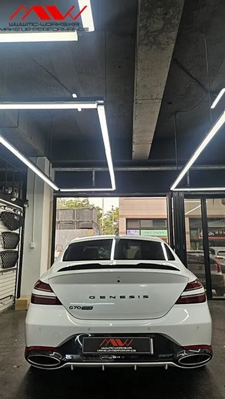 제네시스 G70 페이스 리프트 크롬죽이기+카본수전사 / 경기 안산 단원