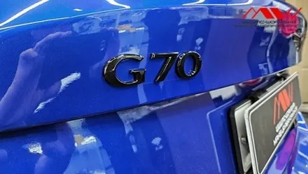 제네시스 G70 래피스블루 블랙디퓨저+크롬죽이기 / 경기 안산 단원