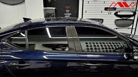 <엠씨웍스> G70 윈도우 크롬몰딩+사이드미러 풀카본수전사 / 경기 안산 단원