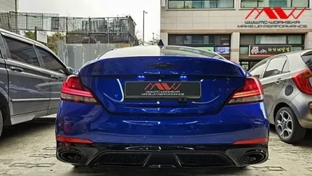 제네시스 G70 래피스블루 블랙디퓨저+크롬죽이기 / 경기 안산 단원