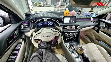 G70 카본 퍼포먼스핸들+실내트림 카본수전사 <엠씨웍스> / 안산 단원구