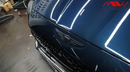 G70 페이스리프트 가죽염색+카본수전사+카본D컷핸들<엠씨웍스> / 안산 단원구