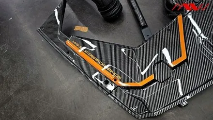 GV80 엔진룸 커버파츠 카본수전사 및 포인트도색 / 경기 안산 단원