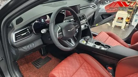 G70 페리 2 실내 레드 염색+크롬 죽이기 작업-MC- WORKS / 안산 단원구