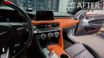 제네시스 G70 실내 가성비 염색 작업기 <엠씨웍스> / 경기 안산 단원