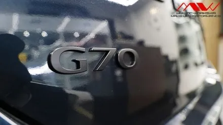 G70 페이스리프트 가죽염색+카본수전사+카본D컷핸들<엠씨웍스> / 안산 단원구