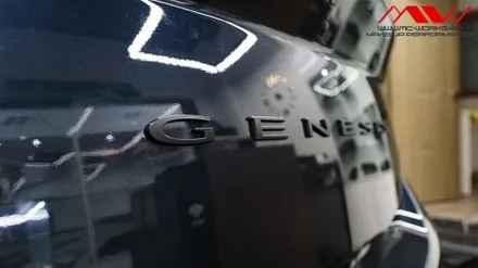 G70 페이스리프트 가죽염색+카본수전사+카본D컷핸들<엠씨웍스> / 안산 단원구