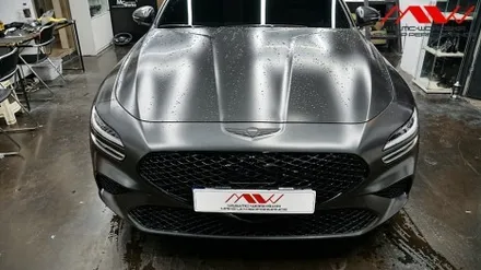 G70 페리 2 실내 레드 염색+크롬 죽이기 작업-MC- WORKS / 안산 단원구