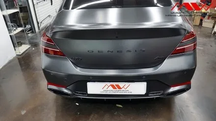 G70 페리 2 실내 레드 염색+크롬 죽이기 작업-MC- WORKS / 안산 단원구