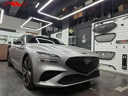 제네시스 G70 크롬죽이기+카본스포일러<엠씨웍스> / 경기 안산 단원