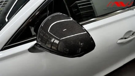 제네시스 G80 신형 기요세 엠블럼 +레터링도색+카본사이드미러 / 안산 단원구