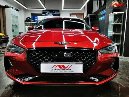 제네시스 G70 카본수전사+크롬죽이기랩핑 / 경기 안산 단원