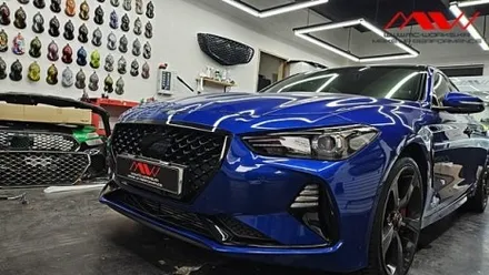 제네시스 G70 래피스블루 블랙디퓨저+크롬죽이기 / 경기 안산 단원