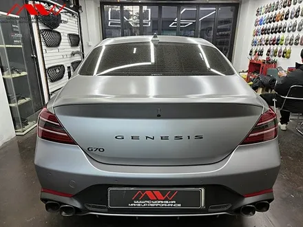 제네시스 G70 크롬죽이기+카본스포일러<엠씨웍스> / 경기 안산 단원