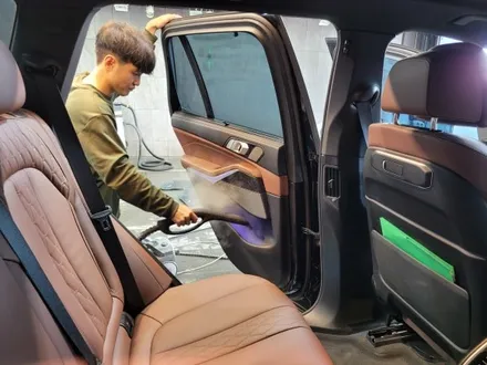 평택 스팀세차 BMW X5 기본 외 실내에 살짝 힘줬어요. / 경기 평택