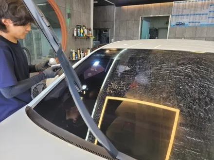평택 스팀세차 유막제거 발수코팅 외부는 물, 내부는 스팀이 좋다. / 경기 평택