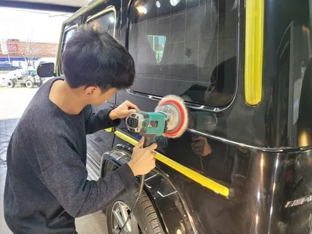 아산 광택 유리막코팅 벤츠 G바겐 G63 AMG 지바겐은 여기 가야 됨, 어려운 차니까 / 경기 평택