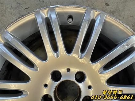 〔벤츠E350/18인치 순정휠〕벤츠e클래스 휠긁힘,주차상처,휠보레(wheelboer)장착,휠보레파손,  휠복원,휠용접,휠도색,분체도장 / 부산 사상구 감전동