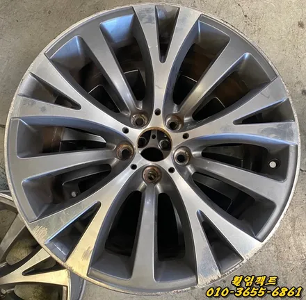 부산휠수리/휠임팩트:)BMW GT 컷팅휠/주차상처/휠긁힘/휠찍힘/휠도장벗겨짐/휠기스/휠굴절수리/휠복원/휠도색작업 / 부산 사상구 감전동