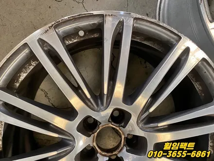 〔아우디 A7 순정휠〕 휠주차상처,휠긁힘,휠기스,다이아몬드컷팅휠,휠복원,휠도색\